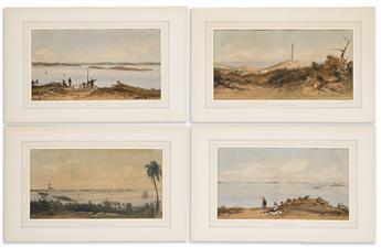 (BERMUDA.) Edmund Gilling Hallewell. [Sketches of the Bermudas].                                                                                 